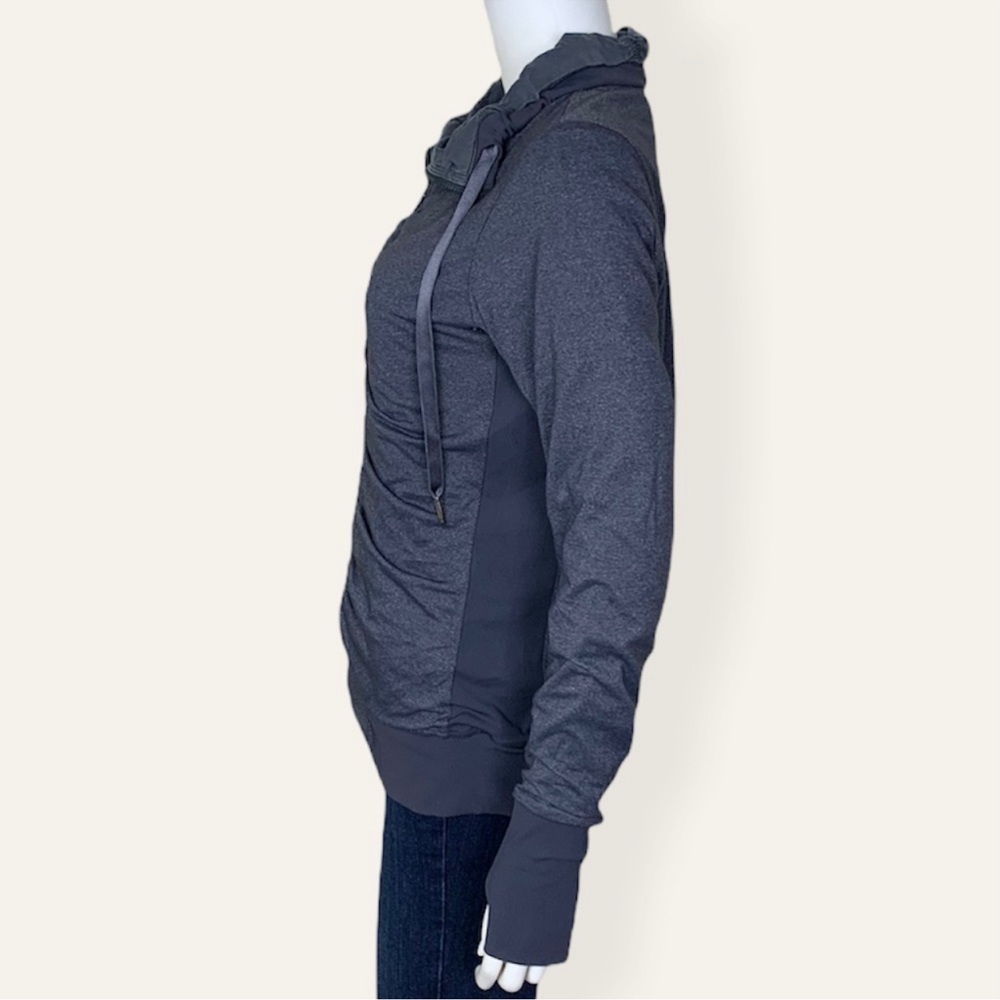 Lululemon Cool Down Jacket Black Heathered Black … - image 4